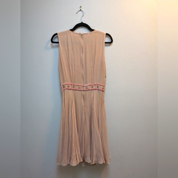 Silk Chiffon Floral Embellished Dress by French Connection - Picture 3 of 10